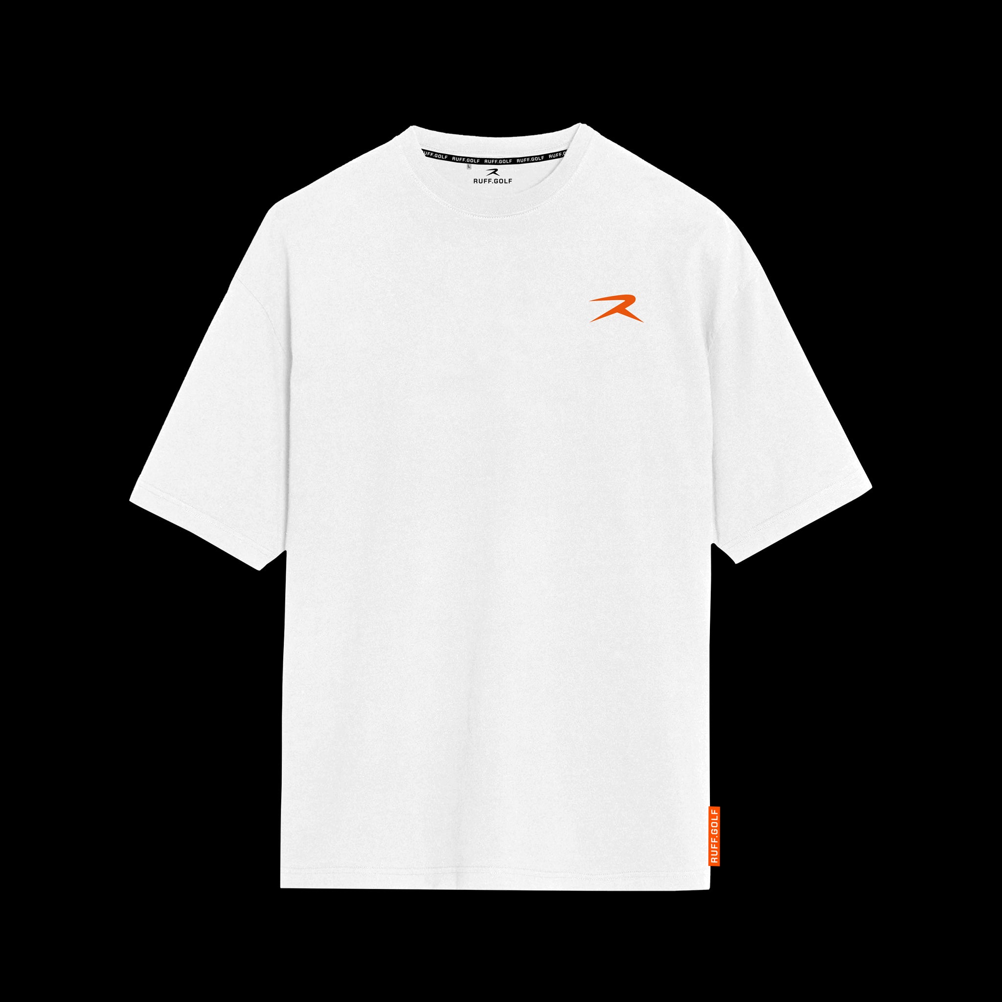 RUFF GOLF // Let's Play Golf T-Shirt Front White