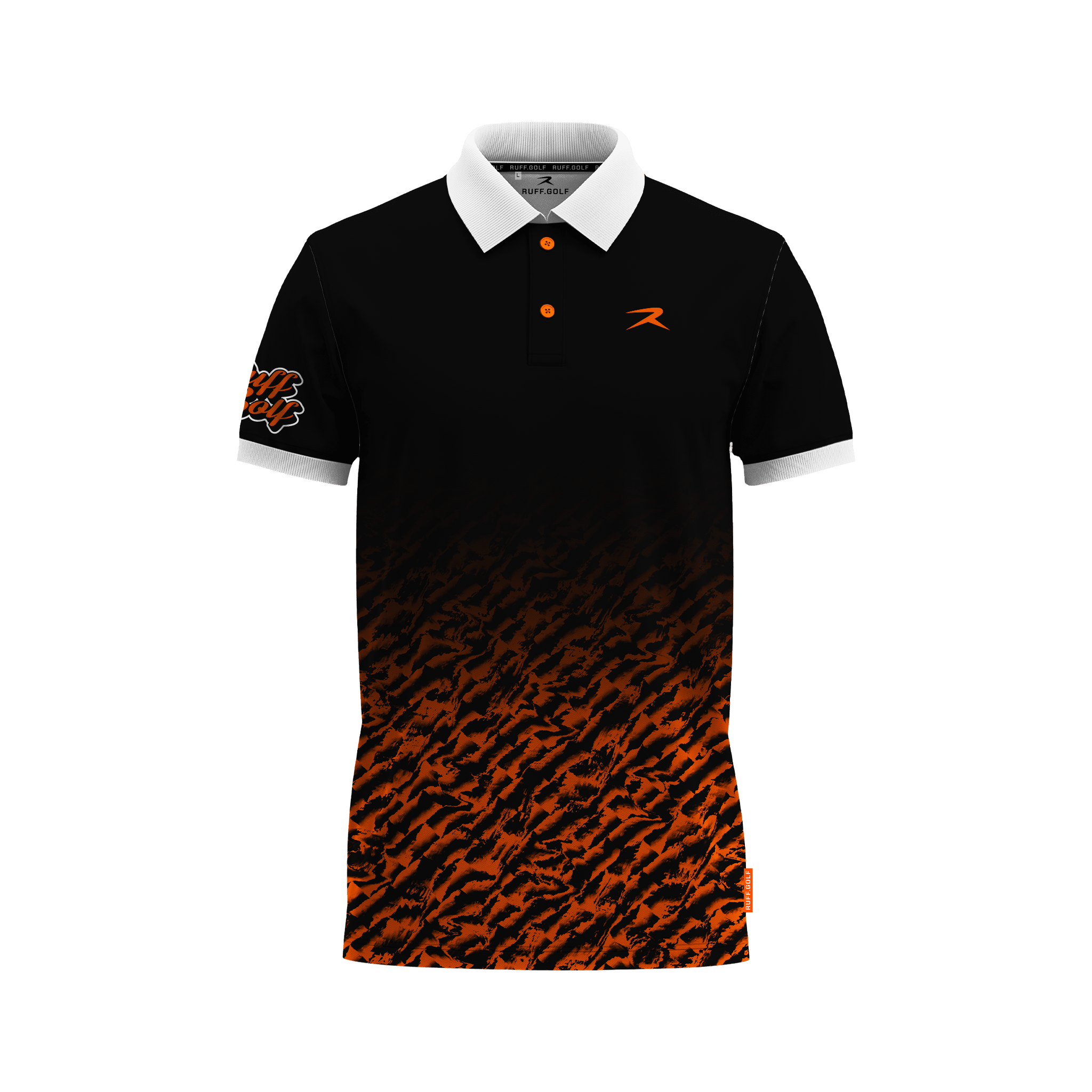 18RUFF GOLF Polo Shirt - Performance & Lifestyle Golf Polo Front