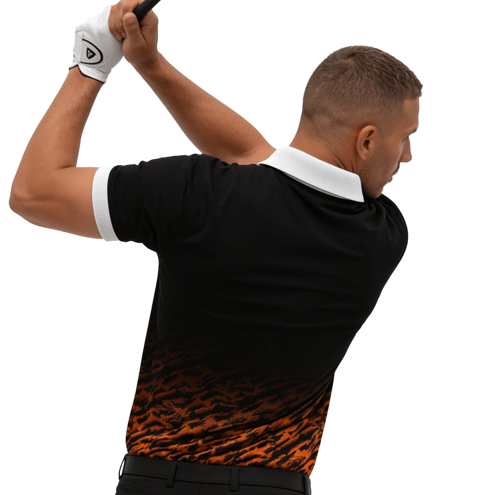18RUFF GOLF Polo Shirt - Performance & Lifestyle Golf Polo Men Back