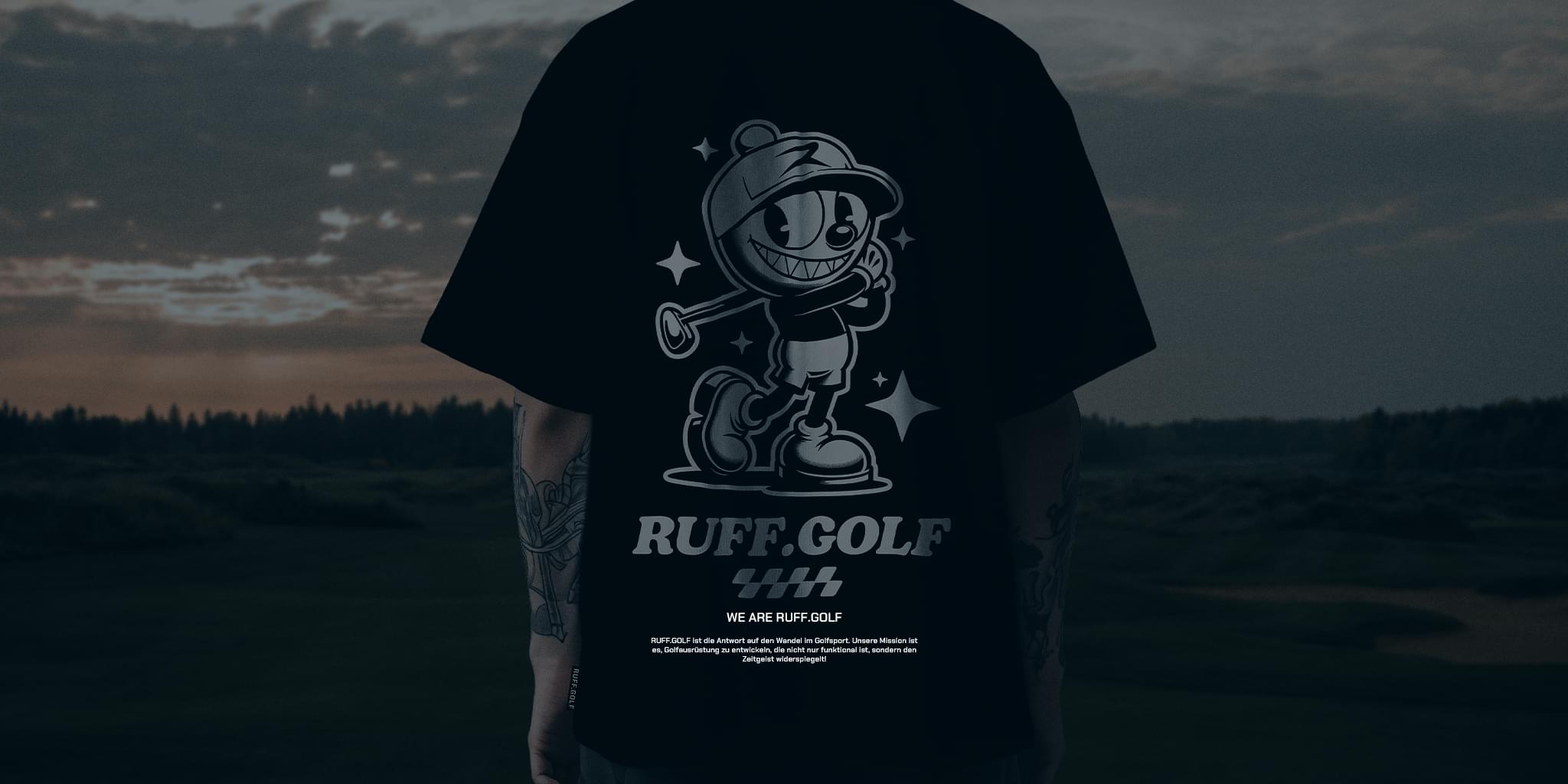 URBAN. GREEN. UNCOMPROMISED. - GET YOUR RUFF.GOLF GEAR NOW.