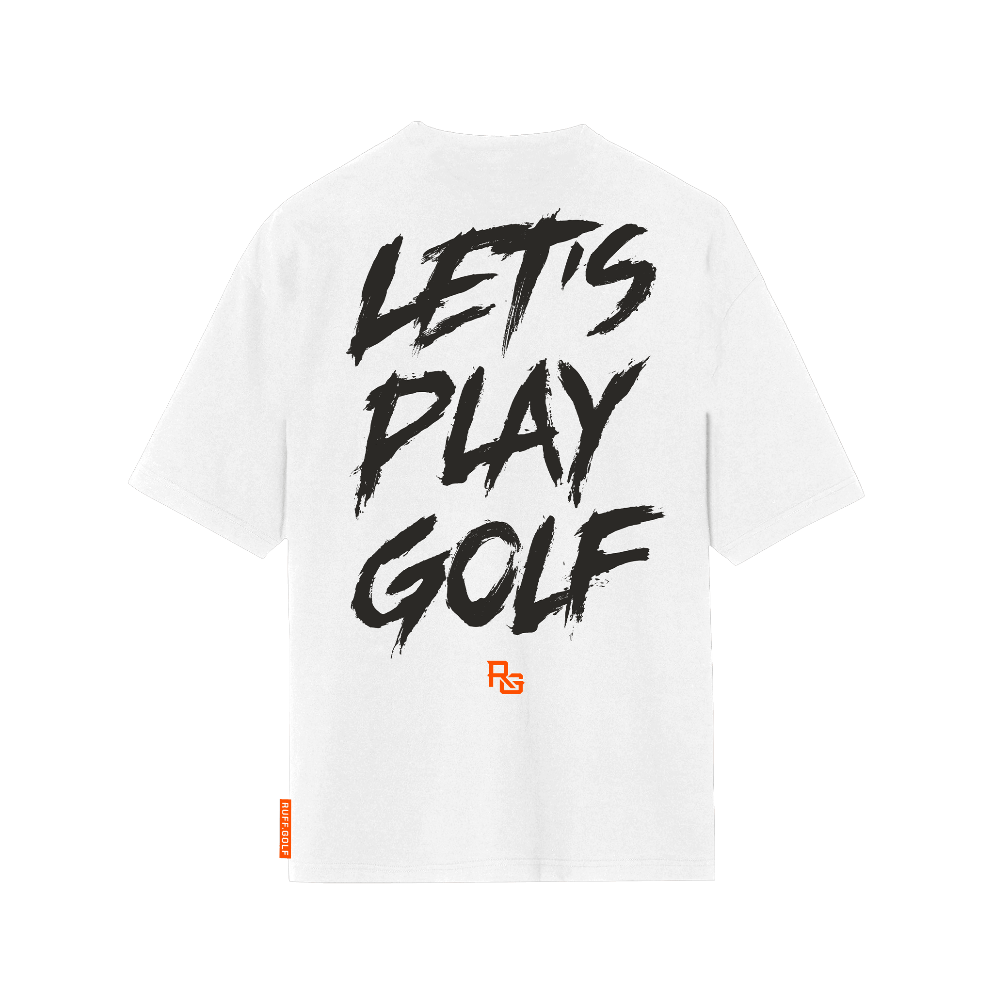 RUFF GOLF // Let’s Play Golf T-Shirt - Premium Golf Tee Back